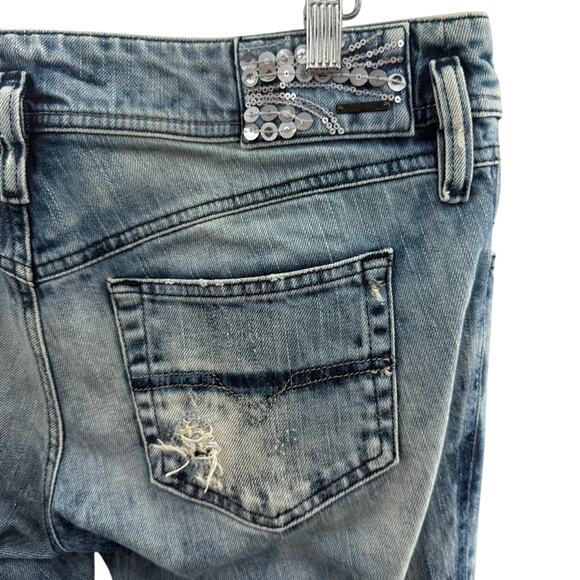 Diesel Matic Men’s Factory Distressed Stretch Jeans Made in Italy Size 31 x 32 - Picture 6 of 14